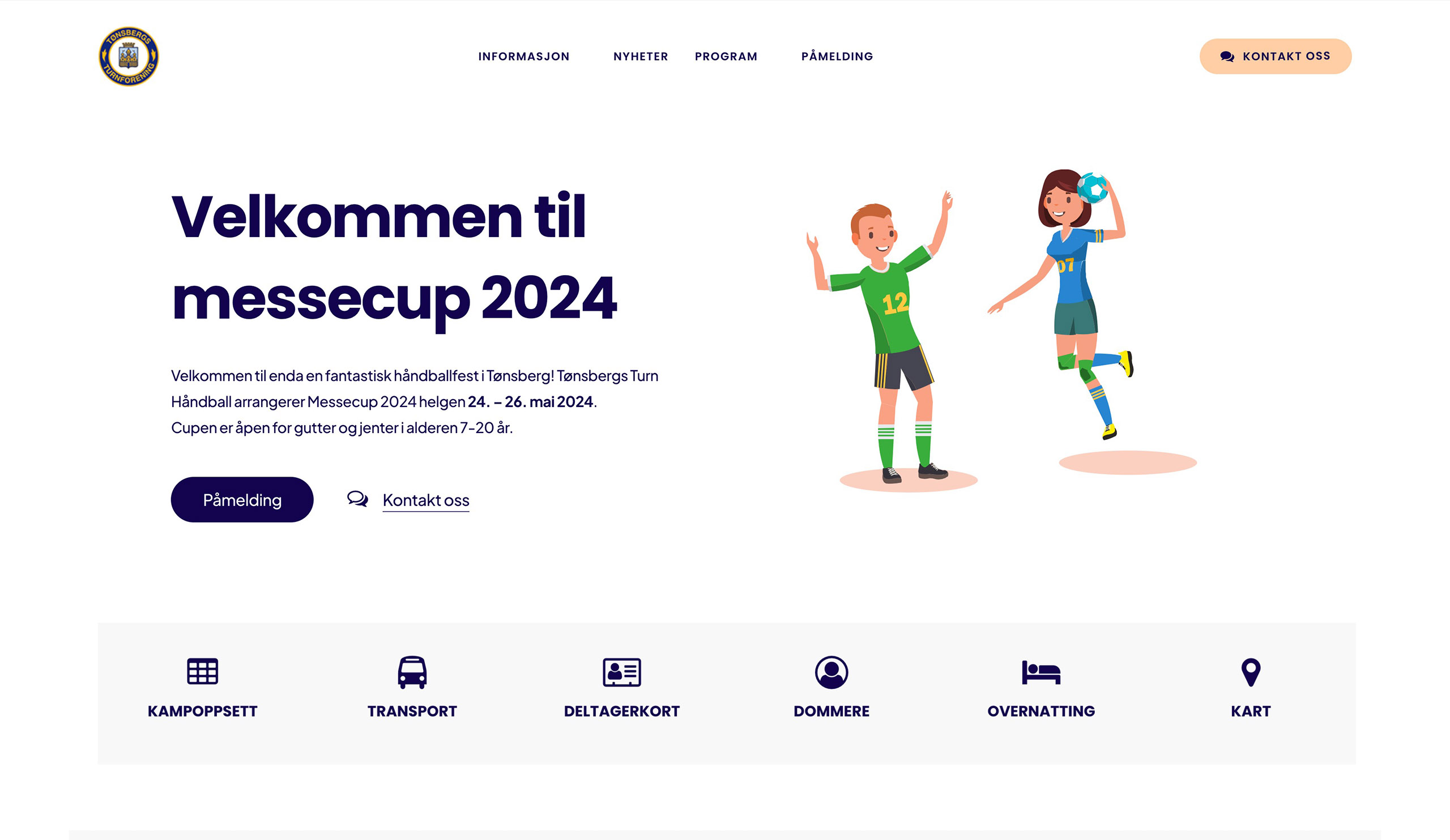 Forsiden til Messecup